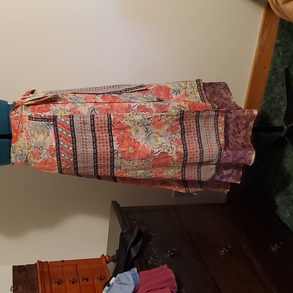 Darn good yarns silk sari wrap skirt